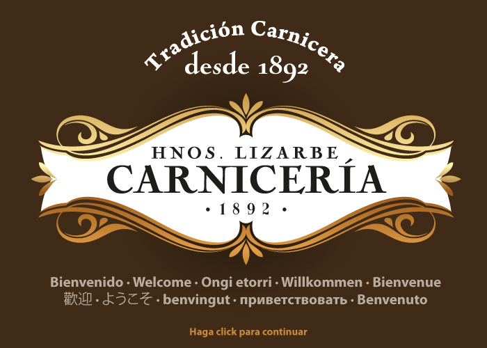 Bienvenido a Carniceria Lizarbe